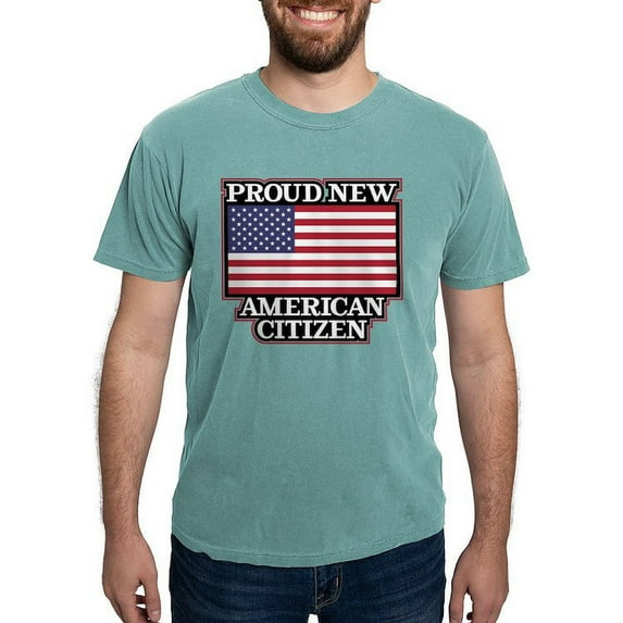 CafePress - Proud New American Citiz - Mens Comfort Colors Shirt