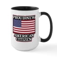 thumbnail image 1 of CafePress - Proud New American Citize - 15 oz Ceramic Large White Novelty Mug, 1 of 4