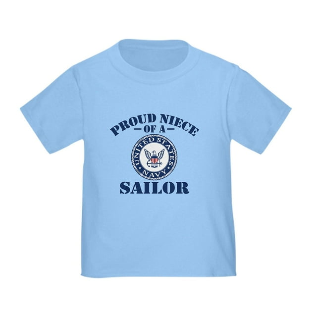 CafePress - Proud Niece Of A US Navy Sailor Toddler T Shirt - Cute Toddler T-Shirt, 100% Cotton