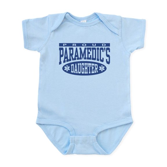 CafePress - Proud Paramedic's Daughter Infant Bodysuit - Baby Light Bodysuit, Size Newborn - 24 Months