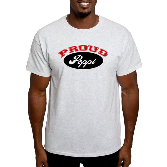 CafePress - Proud Poppi Light T Shirt - Men's Classic Graphic T-Shirt