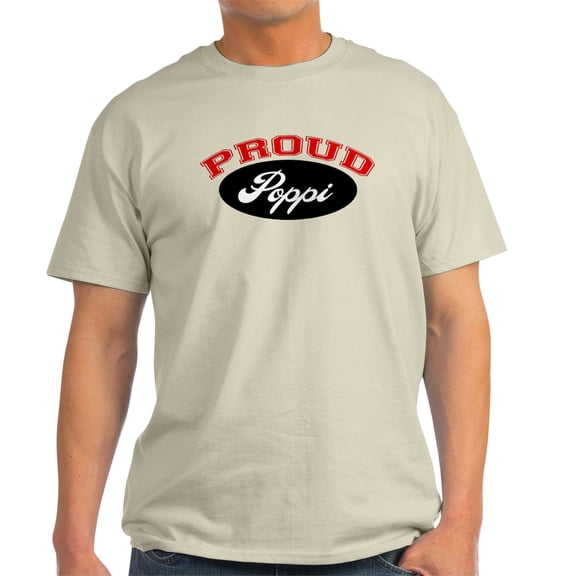 CafePress - Proud Poppi Light T Shirt - Men's Classic Graphic T-Shirt