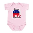 thumbnail image 1 of CafePress - Proud Republican Infant Bodysuit - Baby Light Bodysuit, Size Newborn - 24 Months, 1 of 4