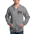 thumbnail image 1 of CafePress - Proud Sister Of A Soldier Black Sweatshirt - Zip Hoodie, Classic Hooded Sweatshirt with Metal Zipper, 1 of 4