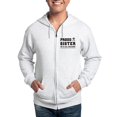 thumbnail image 1 of CafePress - Proud Sister Of A Soldier Black Sweatshirt - Zip Hoodie, Classic Hooded Sweatshirt with Metal Zipper, 1 of 4