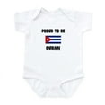 thumbnail image 1 of CafePress - Proud To Be CUBAN Infant Bodysuit - Baby Light Bodysuit, Size Newborn - 24 Months, 1 of 4