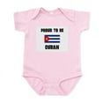 thumbnail image 1 of CafePress - Proud To Be CUBAN Infant Bodysuit - Baby Light Bodysuit, Size Newborn - 24 Months, 1 of 4