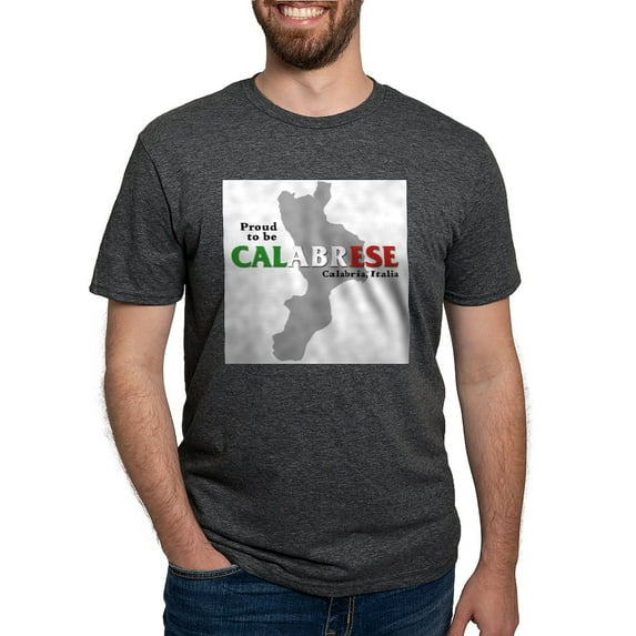 CafePress - Proud To Be Calabrese Ash Grey T Shirt - Mens Tri-blend T-Shirt
