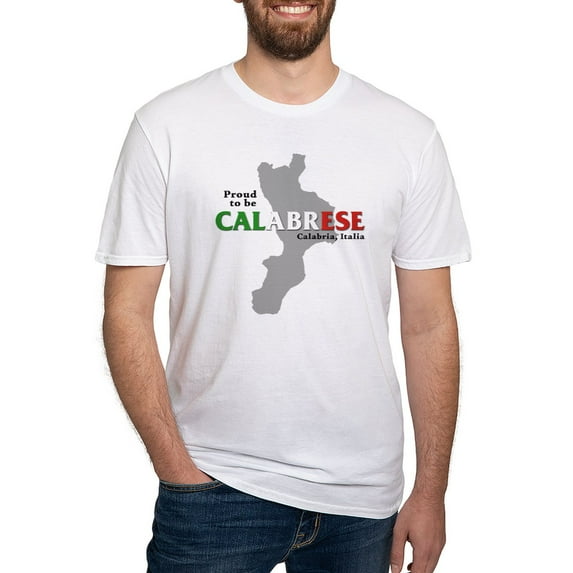 CafePress - Proud To Be Calabrese Fitted T Shirt - Fitted T-Shirt, Vintage Fit Soft Cotton Tee