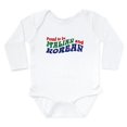 thumbnail image 1 of CafePress - Proud To Be Italian And Korean Body Suit - Long Sleeve Cotton Baby Bodysuit, 1 of 4