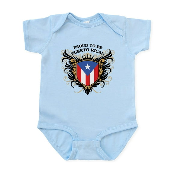 CafePress - Proud To Be Puerto Rican Infant Bodysuit - Baby Light Bodysuit, Size Newborn - 24 Months