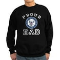 thumbnail image 1 of CafePress - Proud US Navy Dad Sweatshirt (Dark) - Classic Crew Neck Sweatshirt, 1 of 4