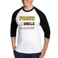 thumbnail image 1 of CafePress - Proud Uncle Of A Soldier Black And Gold Baseball Jersey - Cotton Baseball Jersey, 3/4 Raglan Sleeve Shirt, 1 of 4