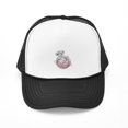 thumbnail image 1 of CafePress - Proud Veteran Wife With Dia - Adjustable Unisex Printed Trucker Hat with Mesh Back, 1 of 8