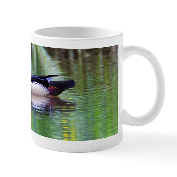 CafePress - Proud Wood Duck Mugs - 11 oz Ceramic Mug - Novelty Coffee Tea Cup