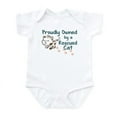 thumbnail image 1 of CafePress - Proudly Owned (Cat) Infant Bodysuit - Baby Light Bodysuit, Size Newborn - 24 Months, 1 of 4