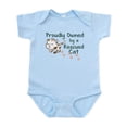 thumbnail image 1 of CafePress - Proudly Owned (Cat) Infant Bodysuit - Baby Light Bodysuit, Size Newborn - 24 Months, 1 of 4