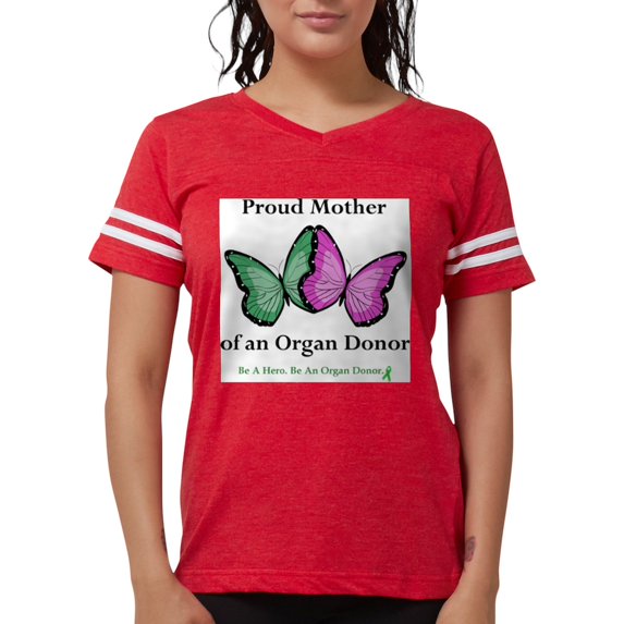 CafePress - Proudmotherdonor T Shirt - Womens Football Shirt