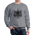 thumbnail image 1 of CafePress - Psi Upsilon Black And White Crest Sweatshirt - Crew Neck Sweatshirt, 1 of 4