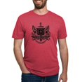 thumbnail image 1 of CafePress - Psi Upsilon Black And White Crest T Shirt - Mens Tri-blend T-Shirt, 1 of 4