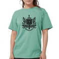 thumbnail image 1 of CafePress - Psi Upsilon Black And White Crest T Shirt - Womens Comfort Colors® Shirt, 1 of 4