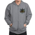 thumbnail image 1 of CafePress - Psi Upsilon Colored Crest Sweatshirt - Zip Hoodie, Classic Hooded Sweatshirt with Metal Zipper, 1 of 4