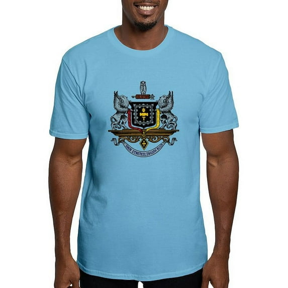 CafePress - Psi Upsilon Colored Crest T Shirt - Fitted T-Shirt, Vintage Fit Soft Cotton Tee