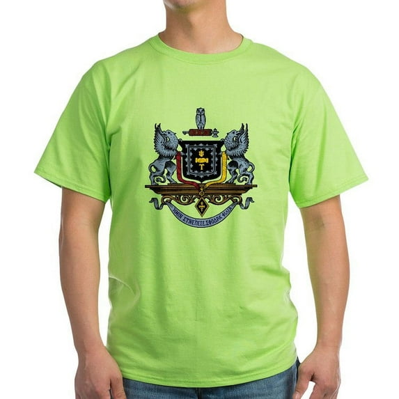 CafePress - Psi Upsilon Colored Crest T Shirt - Light T-Shirt - CP