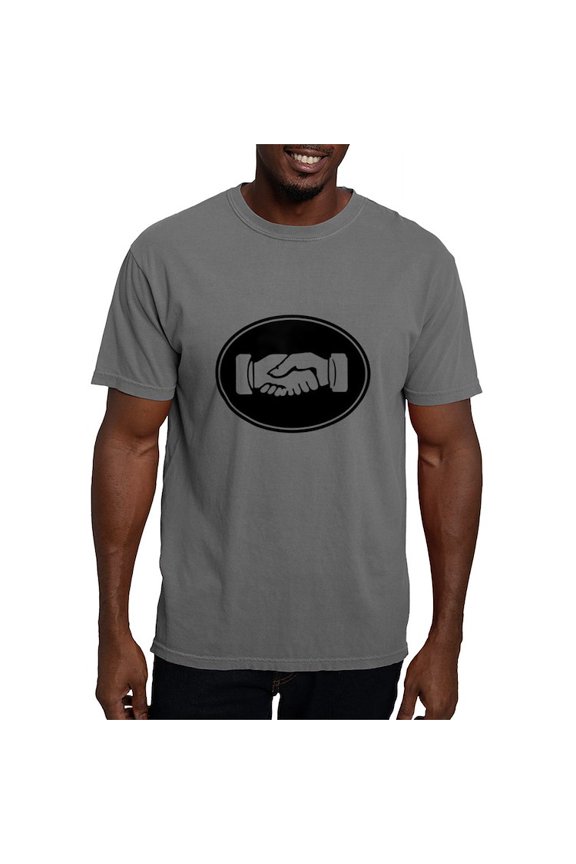 - Psi Upsilon Handshake T Shirt - Mens Comfort Colors Shirt