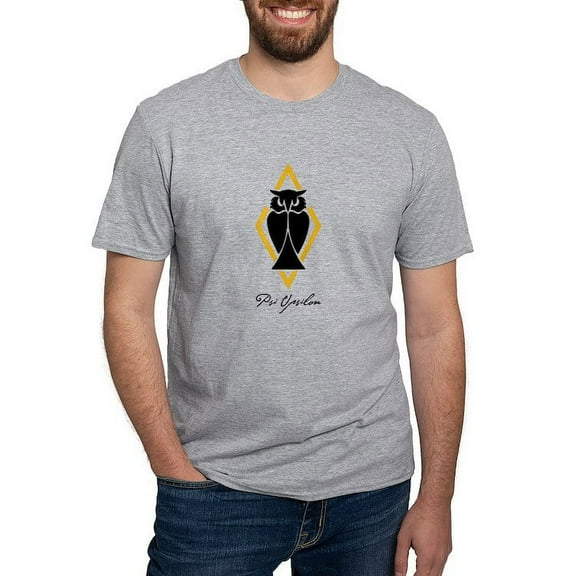 CafePress - Psi Upsilon Owl T Shirt - Fitted T-Shirt, Vintage Fit Soft Cotton Tee