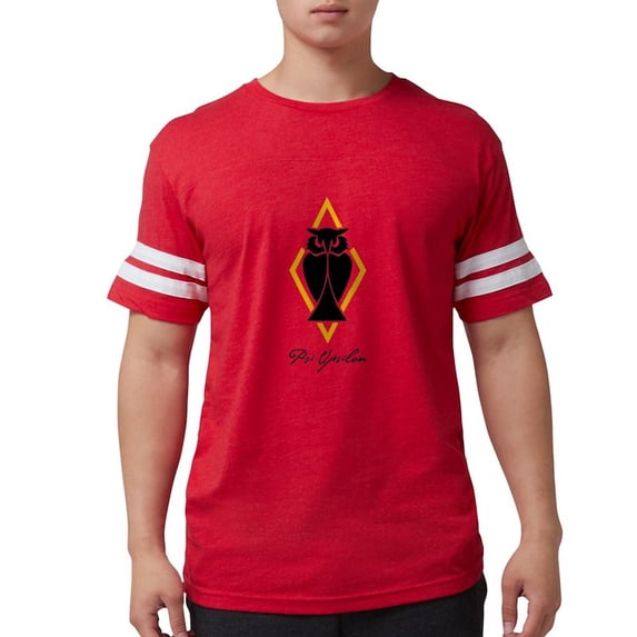 CafePress - Psi Upsilon Owl T Shirt - Mens Football Shirt