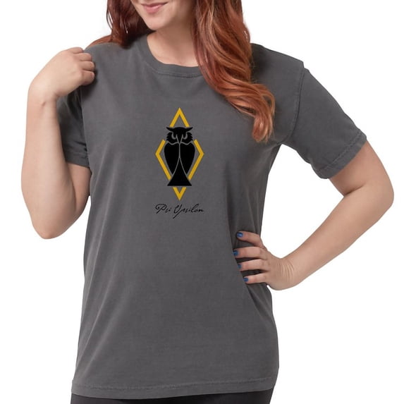 CafePress - Psi Upsilon Owl T Shirt - Womens Comfort Colors® Shirt