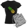 thumbnail image 1 of CafePress - Psych Pineapple Women's Dark Pajamas - Women's Short Sleeve Print T-Shirt and Pants Dark Cotton Pajama Set, 1 of 7