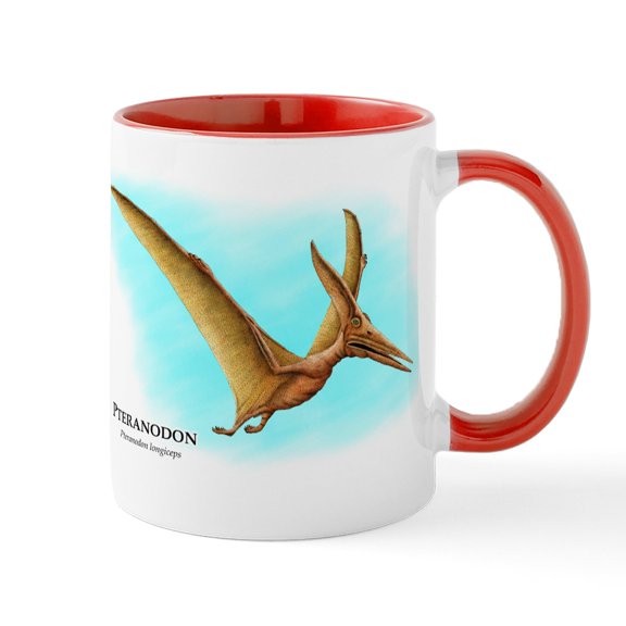 CafePress - Pteranodon Mug - 11 oz Ceramic Mug - Novelty Coffee Tea Cup
