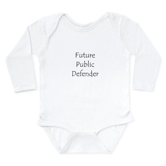CafePress - Public Defender Body Suit - Long Sleeve Cotton Baby Bodysuit