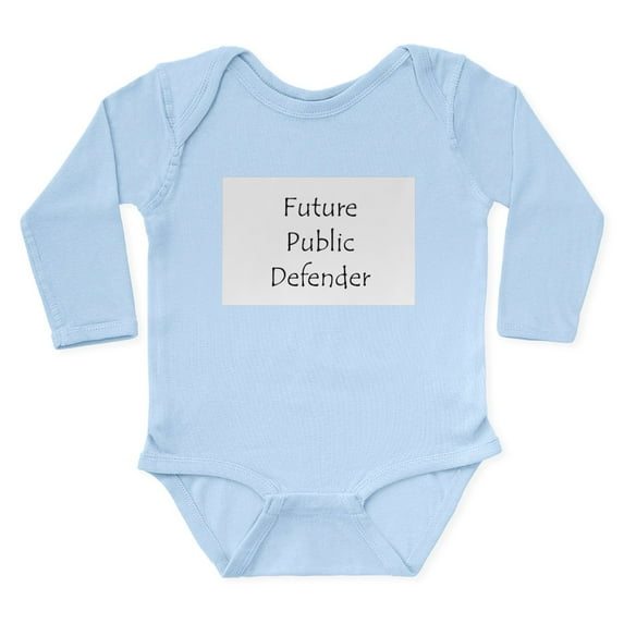 CafePress - Public Defender Body Suit - Long Sleeve Cotton Baby Bodysuit