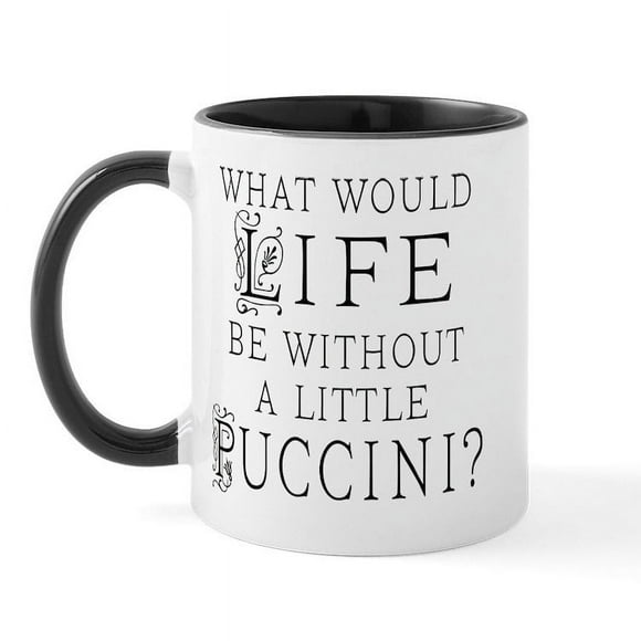 CafePress - Puccini Opera Lover Mug - 11 oz Ceramic Mug - Novelty Coffee Tea Cup