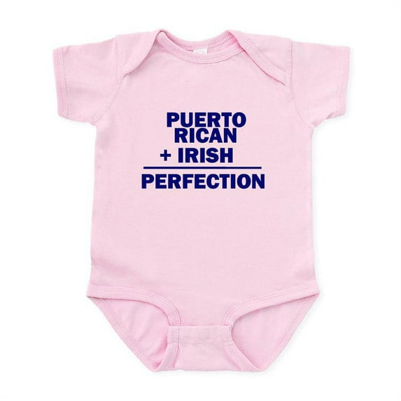 CafePress - Puerto Rican + Irish Infant Bodysuit - Baby Light Bodysuit, Size Newborn - 24 Months