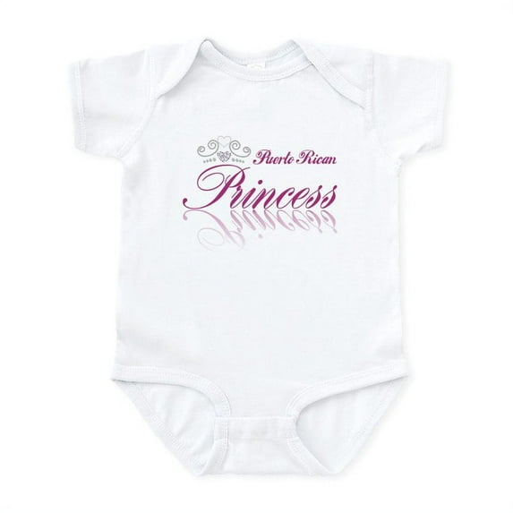 CafePress - Puerto Rican Princess Infant Bodysuit - Baby Light Bodysuit, Size Newborn - 24 Months