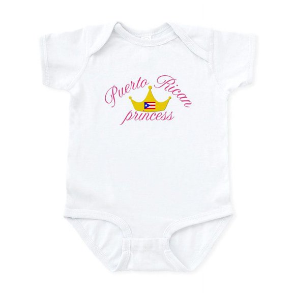 CafePress - Puerto Rican Princess Infant Bodysuit - Baby Light Bodysuit, Size Newborn - 24 Months