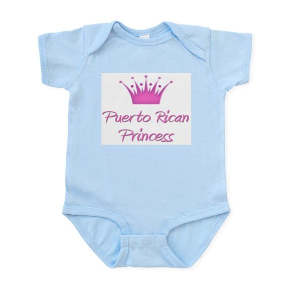 CafePress - Puerto Rican Princess Infant Bodysuit - Baby Light Bodysuit, Size Newborn - 24 Months