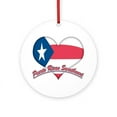 thumbnail image 1 of CafePress - Puerto Rican Sweetheart -  Round Wood Ornament 4", 1 of 2