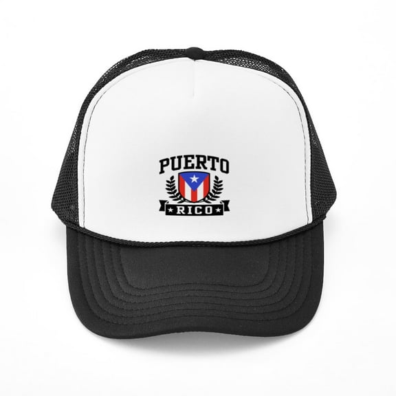 CafePress - Puerto Rico - Adjustable Unisex Printed Trucker Hat with Mesh Back