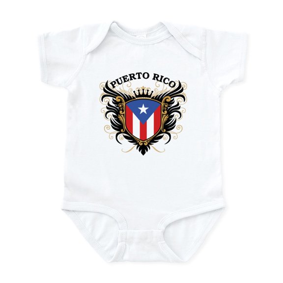 CafePress - Puerto Rico Infant Bodysuit - Baby Light Bodysuit, Size Newborn - 24 Months