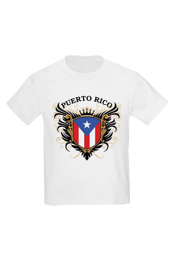 - Puerto Rico Kids Light T Shirt - Light Classic Kids Graphic, Short Sleeve T-Shirt, Sizes XS-XL