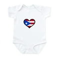 thumbnail image 1 of CafePress - Puerto Rico Love Heart Infant Bodysuit - Baby Light Bodysuit, Size Newborn - 24 Months, 1 of 4