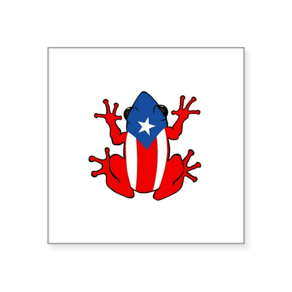 CafePress - Puerto Rico PR Coqui - Square Sticker 3" x 3"