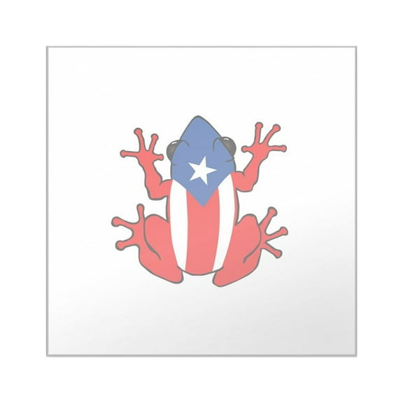 CafePress - Puerto Rico PR Coqui - Square Sticker 3" x 3"