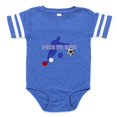 thumbnail image 1 of CafePress - Puerto Rico Soccer - Cute Infant Baby Football Bodysuit, 1 of 3