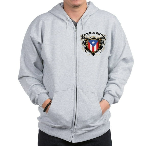 CafePress - Puerto Rico Zip Hoodie - Zip Hoodie, Classic Hooded Sweatshirt with Metal Zipper